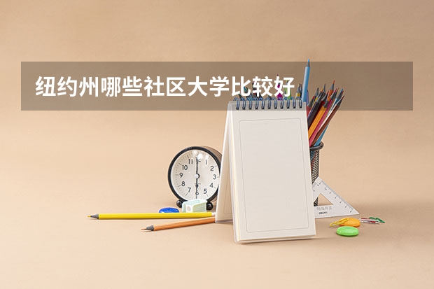 纽约州哪些社区大学比较好