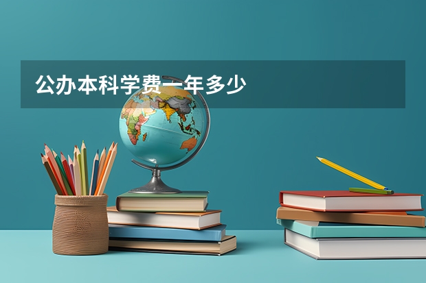 公办本科学费一年多少