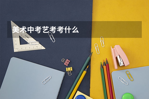 美术中考艺考考什么