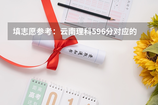 填志愿参考:云南理科596分对应的大学 云南最好的高中