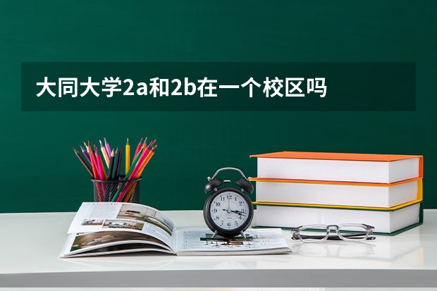 大同大学2a和2b在一个校区吗