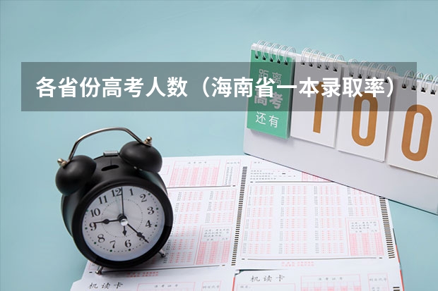 各省份高考人数（海南省一本录取率）