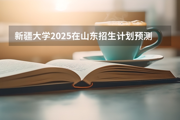 新疆大学2025在山东招生计划预测