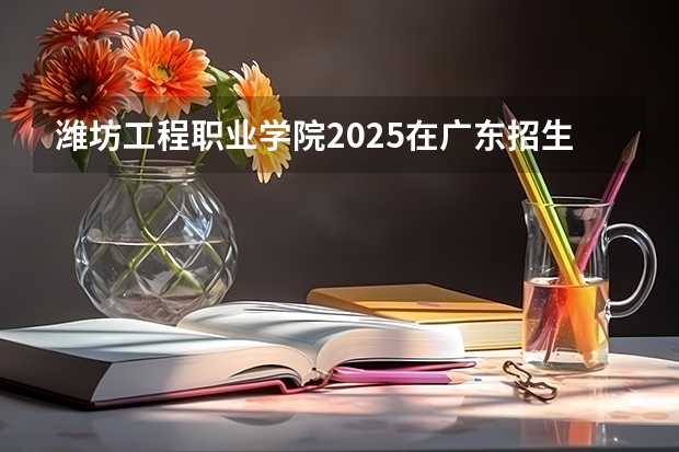 潍坊工程职业学院2025在广东招生计划预测