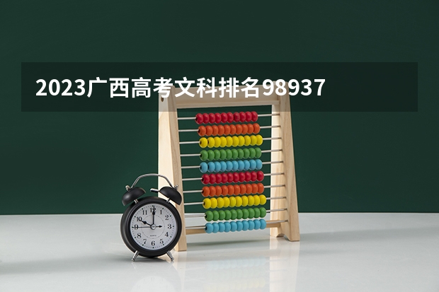 2023广西高考文科排名98937的考生报哪所大学 往年录取分数线