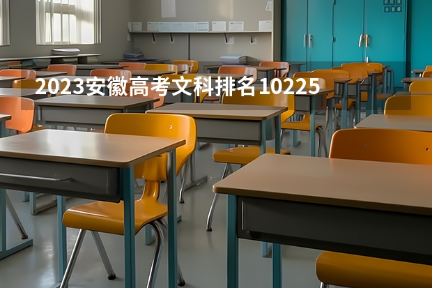 2023安徽高考文科排名10225的考生报哪所大学 往年录取分数线