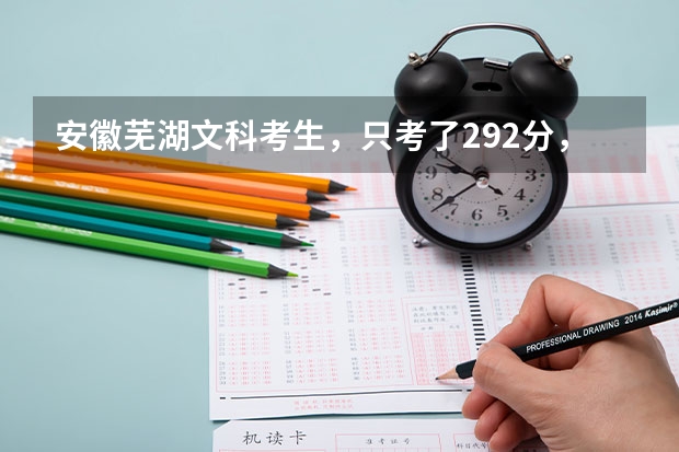 安徽芜湖文科考生,只考了292分,能报安徽哪些大专学院?提供一、二个也可。急急急!!!非懂行人士勿进!