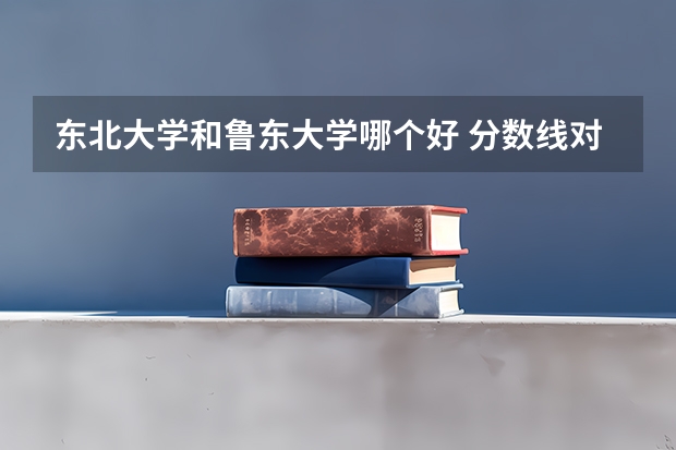 东北大学和鲁东大学哪个好 分数线对比