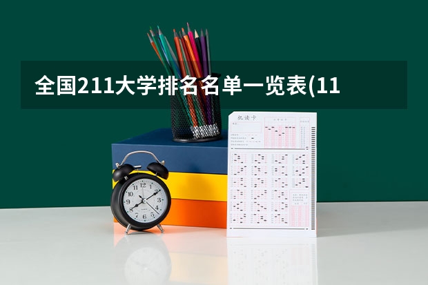 全国211大学排名名单一览表(115所)（全国最强211大学名单排名）
