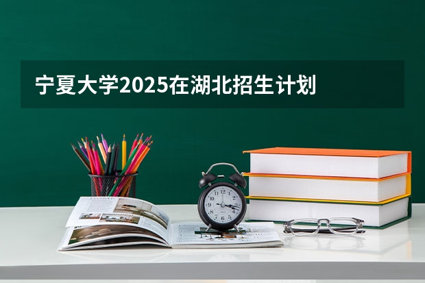 宁夏大学2025在湖北招生计划