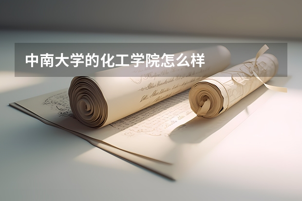 中南大学的化工学院怎么样