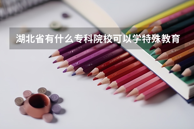 湖北省有什么专科院校可以学特殊教育吗