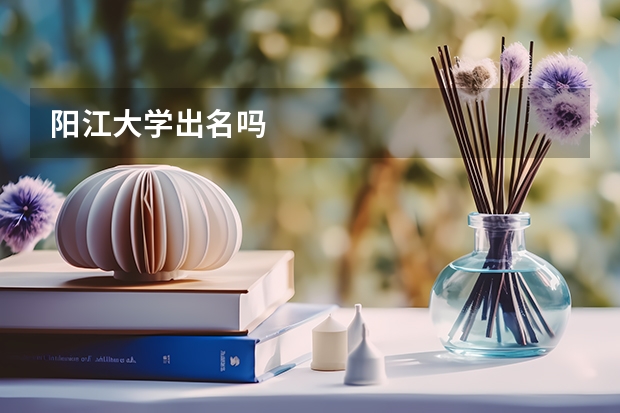 阳江大学出名吗