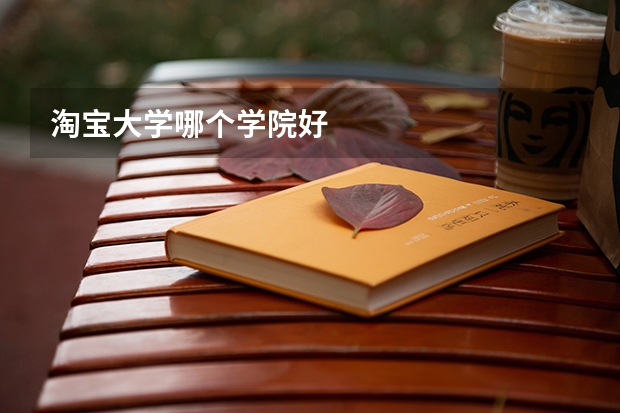 淘宝大学哪个学院好