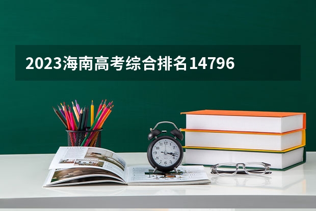 2023海南高考综合排名14796的考生报哪所大学 往年录取分数线
