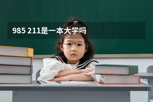 985 211是一本大学吗