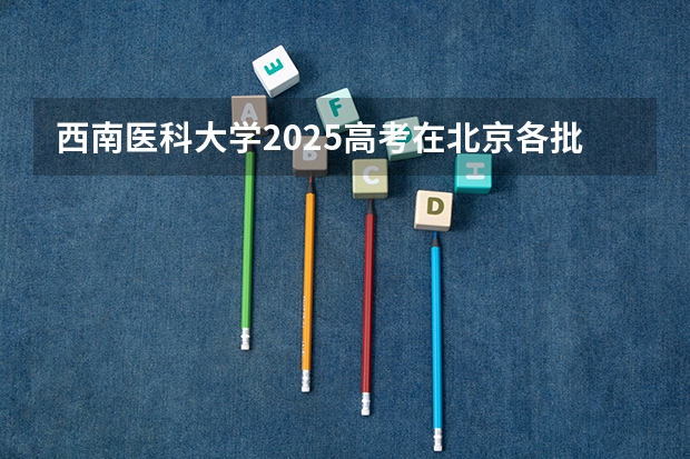 西南医科大学2025高考在北京各批次选科要求