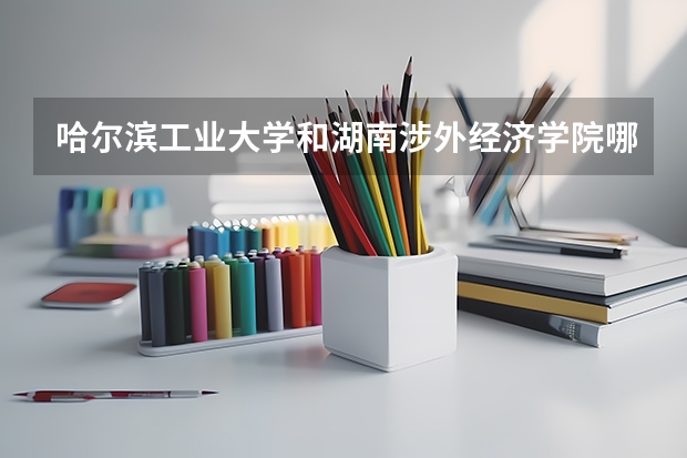 哈尔滨工业大学和湖南涉外经济学院哪个好 分数线对比