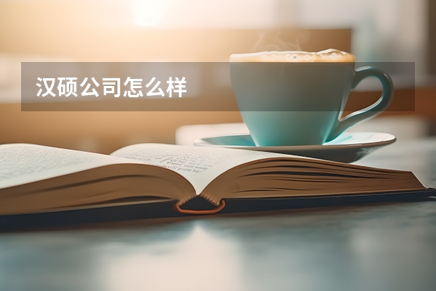 汉硕公司怎么样