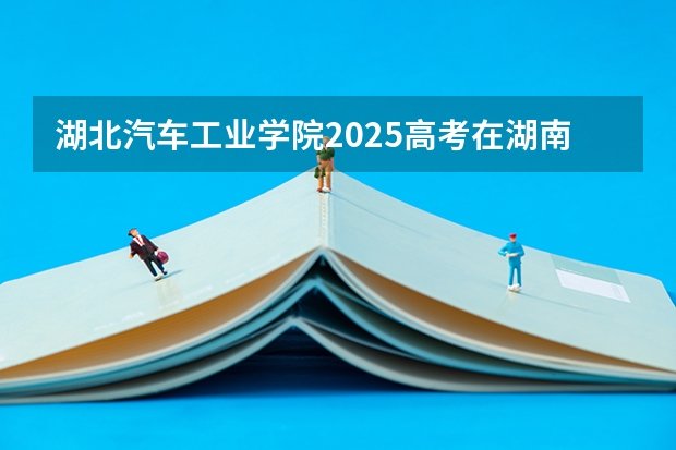 湖北汽车工业学院2025高考在湖南各批次选科要求