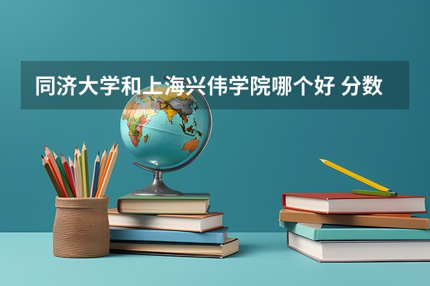 同济大学和上海兴伟学院哪个好 分数线对比